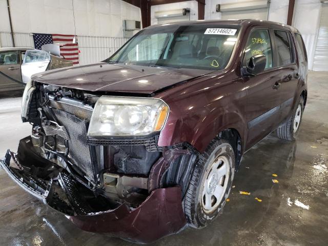 Photo 2 from auction – 2011 HONDA PILOT LX with VIN 5FNYF4H21BB074692
