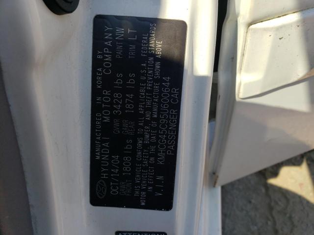 Photo 10 from auction – 2005 HYUNDAI ACCENT GL with VIN KMHCG45C95U600644