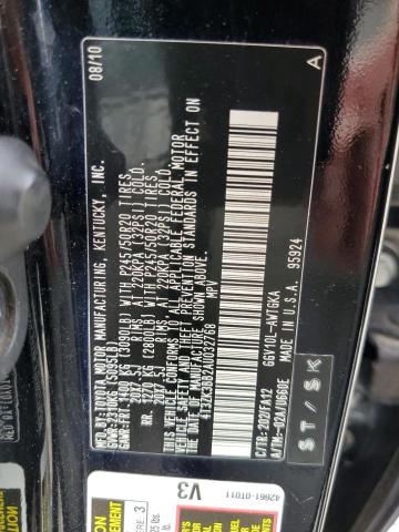 Photo 10 from auction – 2010 TOYOTA VENZA with VIN 4T3ZK3BB2AU032768