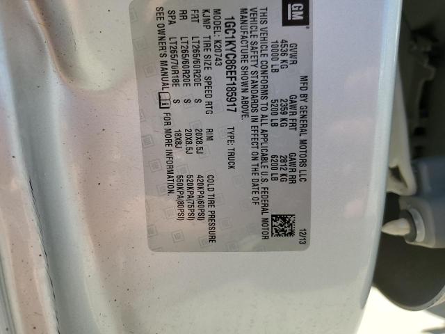 Photo 10 from auction – 2014 CHEVROLET SILVERADO with VIN 1GC1KYC86EF185917