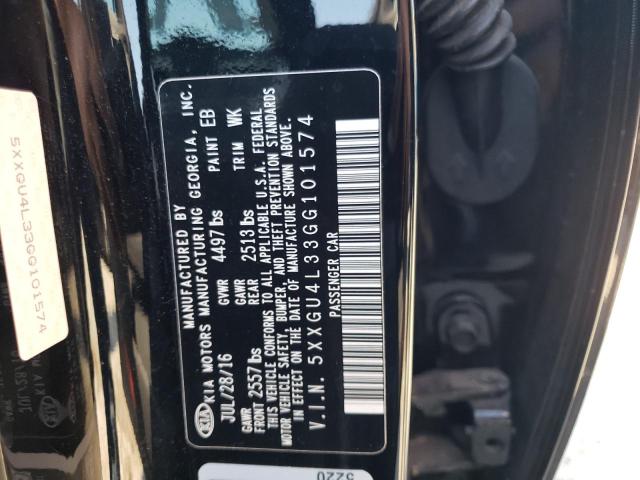 Foto 10 de la subasta – 2016 KIA OPTIMA EX con VIN 5XXGU4L33GG101574