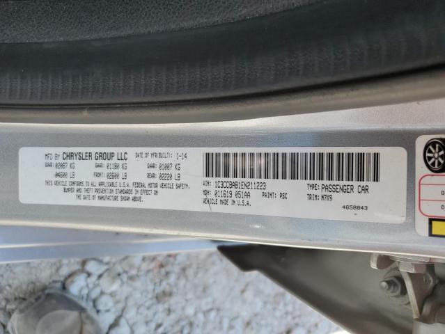 Photo 10 from auction – 2014 CHRYSLER 200 LX with VIN 1C3CCBAB1EN211223