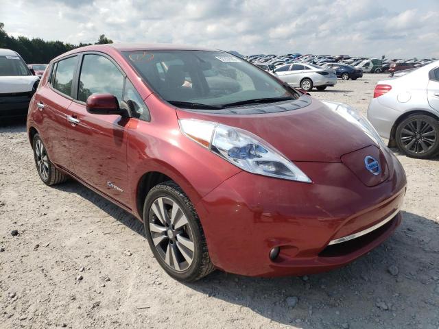 NISSAN LEAF S 2015 with VIN 1N4AZ0CP5FC312573 - Photo from auction