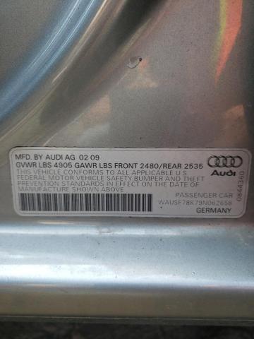 Photo 10 from auction – 2009 AUDI A4 PREMIUM with VIN WAUSF78K79N062658