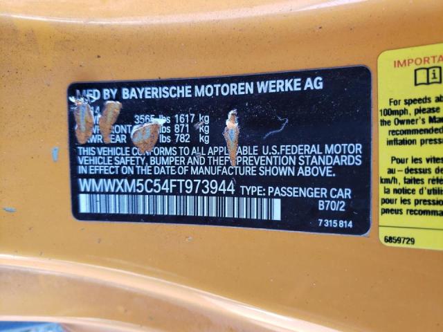 Photo 10 from auction – 2015 MINI COOPER with VIN WMWXM5C54FT973944