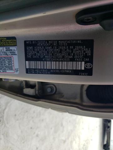 Photo 10 from auction – 2004 TOYOTA CAMRY LE with VIN 4T1BE32KX4U842025