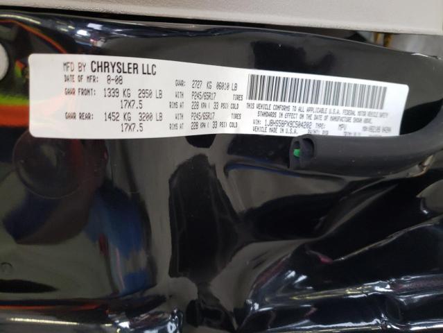 Photo 10 from auction – 2009 JEEP GRAND CHER with VIN 1J8HS58PX9C504202