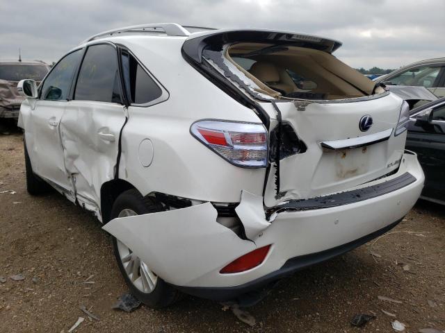 Photo 3 from auction – 2012 LEXUS RX 450 with VIN JTJBC1BA5C2435694