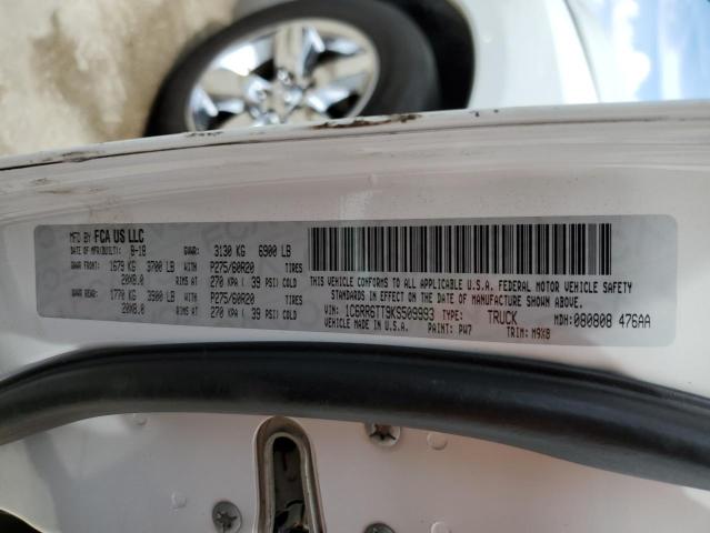 Photo 10 from auction – 2019 RAM 1500 CLASS with VIN 1C6RR6TT9KS509993