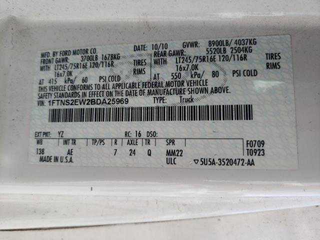 Photo 10 from auction – 2011 FORD ECONOLINE with VIN 1FTNS2EW2BDA25969