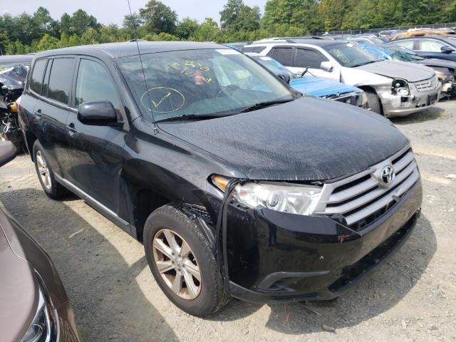 TOYOTA HIGHLANDER 2012 with VIN 5TDBK3EH4CS103703 - Photo from auction