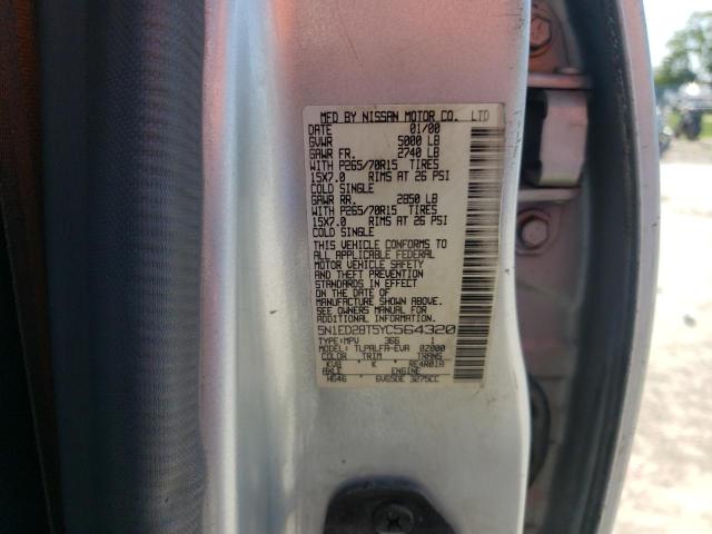 Photo 10 from auction – 2000 NISSAN XTERRA with VIN 5N1ED28T5YC564320