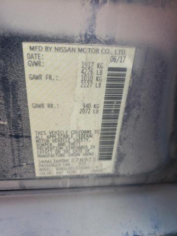 Photo 10 from auction – 2017 NISSAN ALTIMA 2.5 with VIN 1N4AL3AP0HC276915