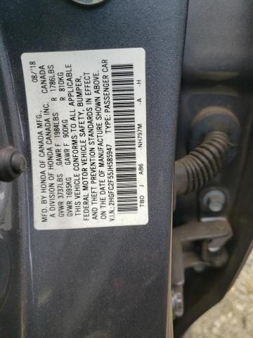 Photo 10 from auction – 2018 HONDA CIVIC LX with VIN 2HGFC2F55JH585947