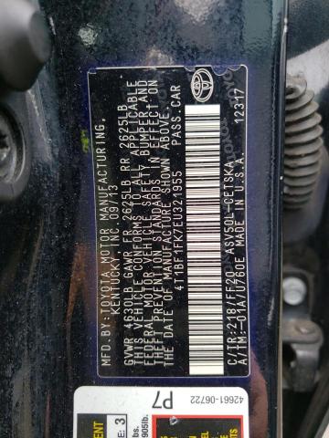 Photo 10 from auction – 2014 TOYOTA CAMRY SE with VIN 4T1BF1FK7EU321955