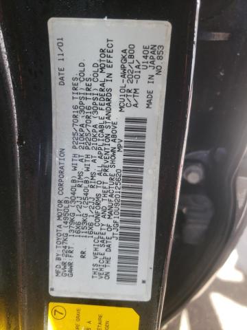 Фото 10 с аукциона – 2002 LEXUS RX 300 с VIN JTJGF10U920125620