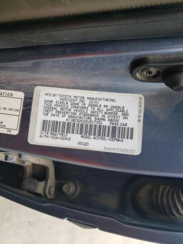 Photo 10 from auction – 2002 TOYOTA CAMRY LE with VIN 4T1BE32K22U517351