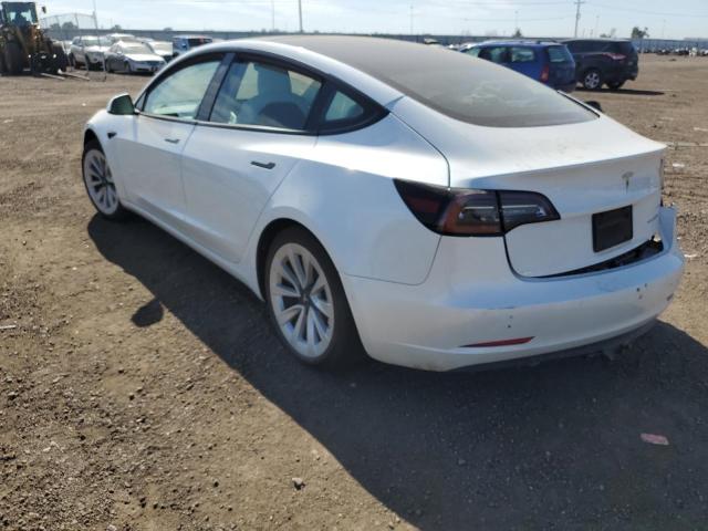 Photo 3 from auction – 2022 TESLA MODEL 3 with VIN 5YJ3E1EB8NF167021