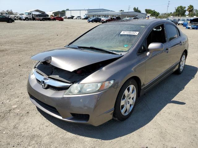 Photo 2 from auction – 2010 HONDA CIVIC LX with VIN 19XFA1F52AE005838