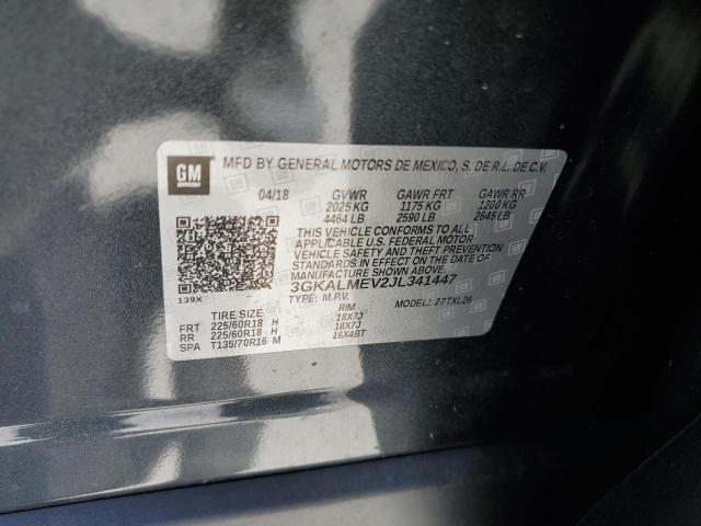 Photo 10 from auction – 2018 GMC TERRAIN SL with VIN 3GKALMEV2JL341447