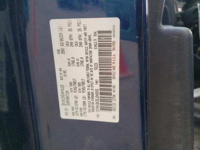 Photo 10 from auction – 2005 DODGE RAM 1500 S with VIN 1D7HA16K35J646056