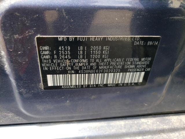 Photo 10 from auction – 2015 SUBARU LEGACY 2.5 with VIN 4S3BNBE62F3020325