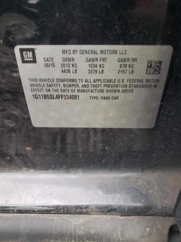 Photo 10 from auction – 2015 CHEVROLET MALIBU LS with VIN 1G11B5SL4FF334081