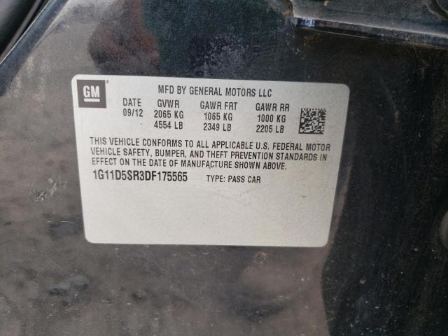 Photo 10 from auction – 2013 CHEVROLET MALIBU 1LT with VIN 1G11D5SR3DF175565