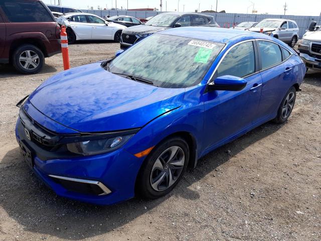 Photo 2 from auction – 2019 HONDA CIVIC LX with VIN 19XFC2F62KE016767