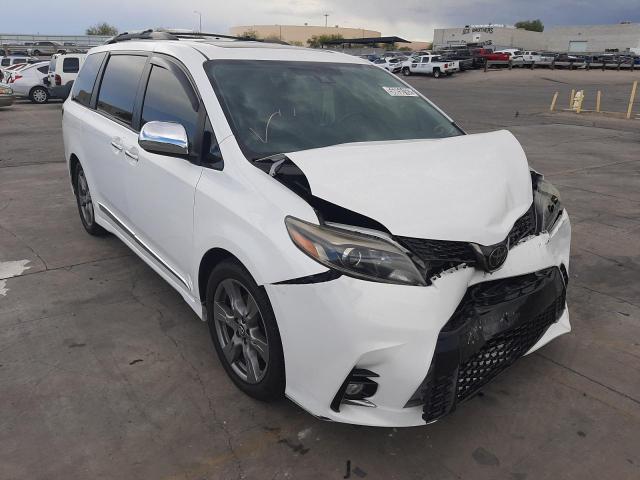 TOYOTA SIENNA SE 2018 with VIN 5TDXZ3DC6JS922507 - Photo from auction
