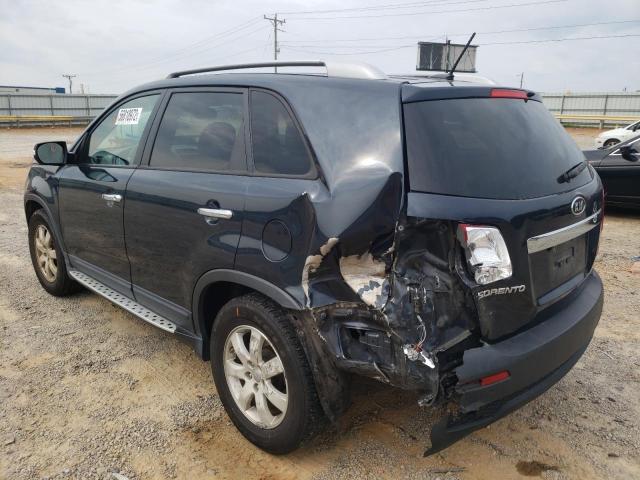 Photo 3 from auction – 2013 KIA SORENTO LX with VIN 5XYKT3A60DG320097