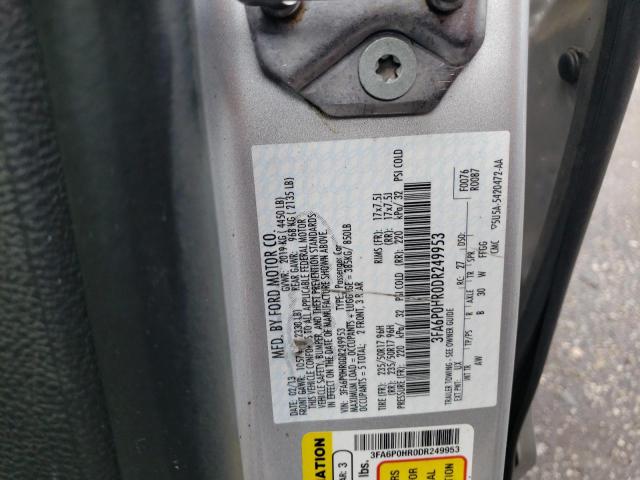 Photo 10 from auction – 2013 FORD FUSION SE with VIN 3FA6P0HR0DR249953