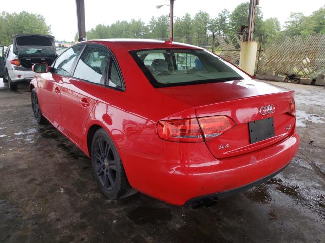 Photo 3 from auction – 2010 AUDI A4 PREMIUM with VIN WAUBFAFL9AN030646