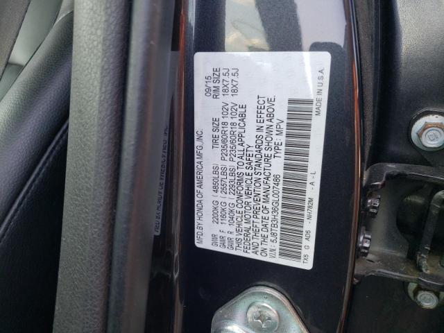 Photo 10 from auction – 2016 ACURA RDX with VIN 5J8TB3H36GL007486