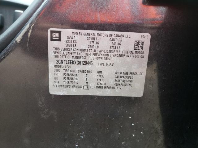 Photo 10 from auction – 2016 CHEVROLET EQUINOX LS with VIN 2GNFLEEKXG6129445