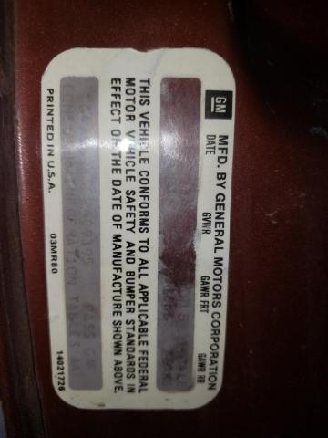Photo 10 from auction – 1982 BUICK SKYLARK with VIN 1G4AB69X5CW489395