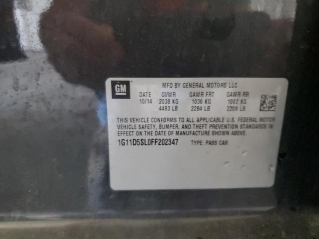 Photo 10 from auction – 2015 CHEVROLET MALIBU 2LT with VIN 1G11D5SL0FF202347