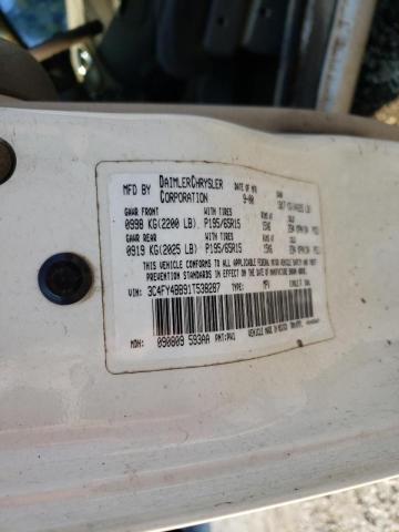 Photo 10 from auction – 2001 CHRYSLER PT CRUISER with VIN 3C4FY4BB91T538287