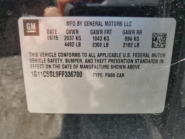 Photo 10 from auction – 2015 CHEVROLET MALIBU with VIN 1G11C5SL9FF336700