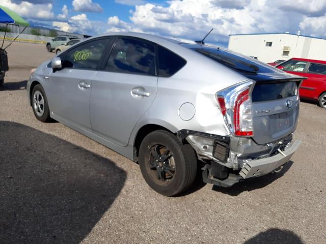 Photo 3 from auction – 2013 TOYOTA PRIUS with VIN JTDKN3DU3D0347661
