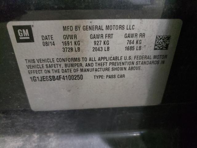 Photo 10 from auction – 2015 CHEVROLET SONIC LTZ with VIN 1G1JE6SB4F4100250
