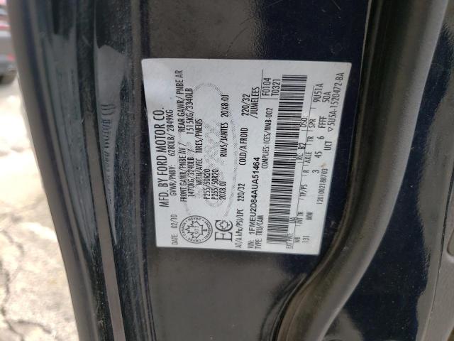 Photo 10 from auction – 2010 FORD EXPLORER S with VIN 1FMEU2D84AUA51464
