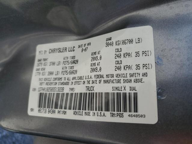 Photo 10 from auction – 2008 DODGE RAM 1500 S with VIN 1D7HA18258S513228