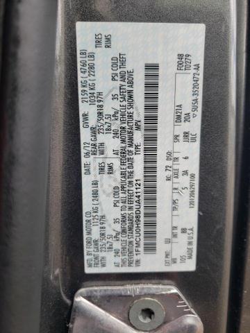 Photo 10 from auction – 2013 FORD ESCAPE SEL with VIN 1FMCU0H98DUA41121