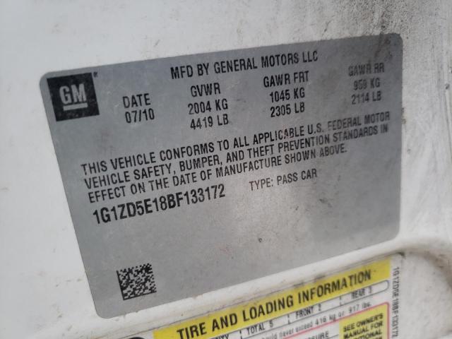 Photo 10 from auction – 2011 CHEVROLET MALIBU 2LT with VIN 1G1ZD5E18BF133172