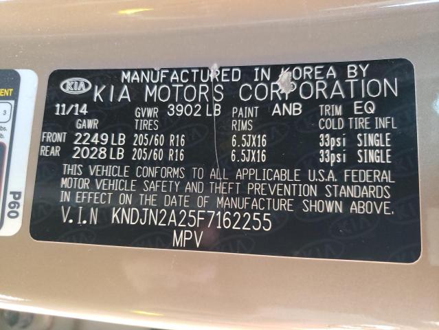 Photo 10 from auction – 2015 KIA SOUL with VIN KNDJN2A25F7162255