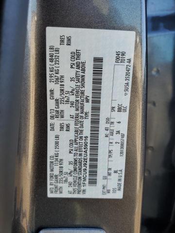 Photo 10 from auction – 2014 FORD ESCAPE TIT with VIN 1FMCU9J92EUA59016