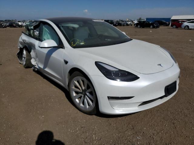 TESLA MODEL 3 2022 with VIN 5YJ3E1EB8NF167021 - Photo from auction