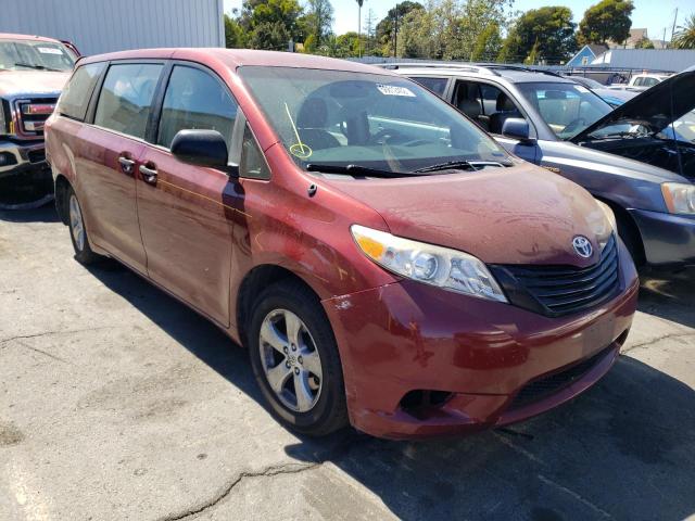 TOYOTA SIENNA 2013 with VIN 5TDZK3DC8DS341222 - Photo from auction