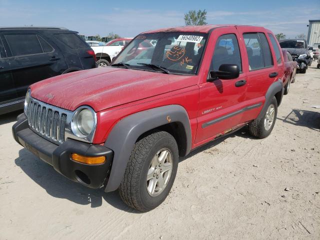 Photo 2 from auction – 2003 JEEP LIBERTY SP with VIN 1J4GL48K93W615550